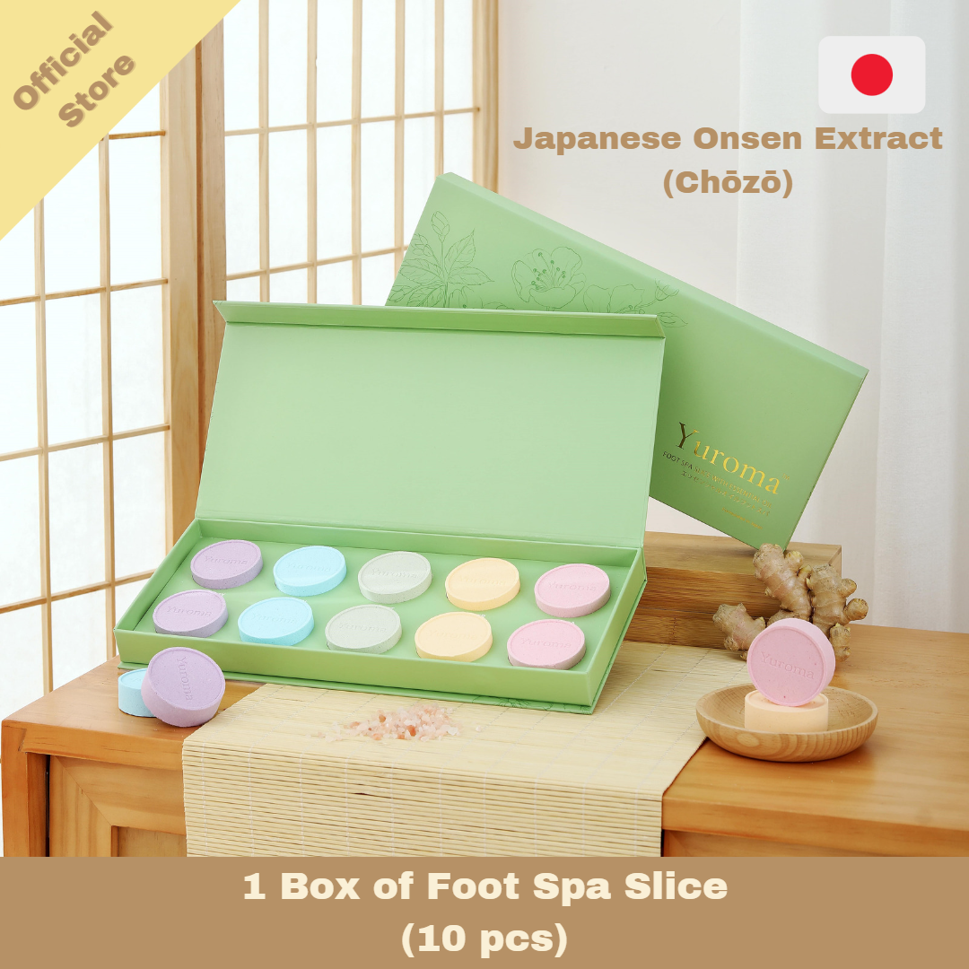 现货 限量优惠 Yuroma Onsen Foot Spa Slice Limited Promo Set