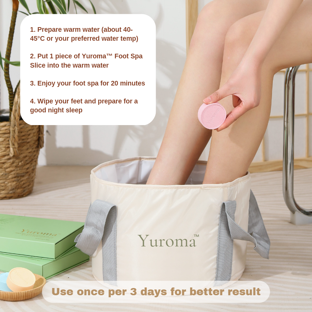 现货 限量优惠 Yuroma Onsen Foot Spa Slice Limited Promo Set