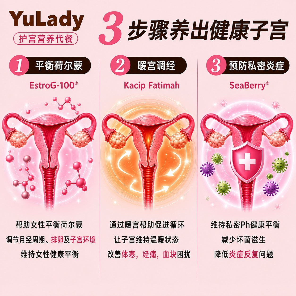 现货 YuLady Meal Replacement 护宫营养代餐 15 packs