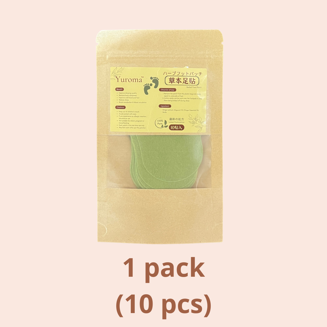 Yuroma Herbal Foot Patch 10 pcs 草本足贴10贴